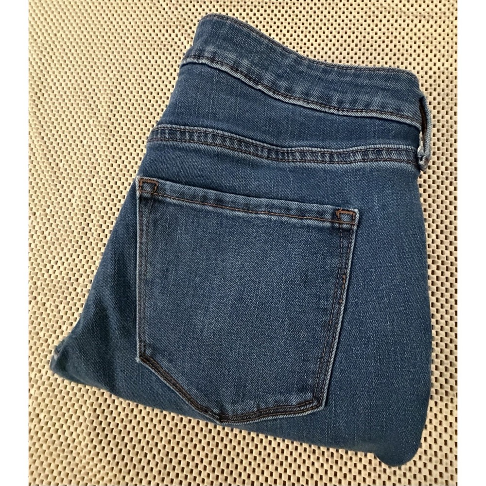 OLD NAVY Jeans Women Size 6 Short Mid-Rise Pop Icon Skinny Stretch Ankle Crop